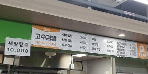 고수김밥