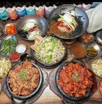 마늘석갈비막국수