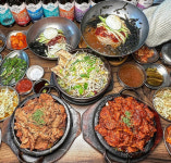마늘석갈비막국수