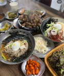 마늘석갈비막국수