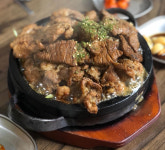 마늘석갈비막국수