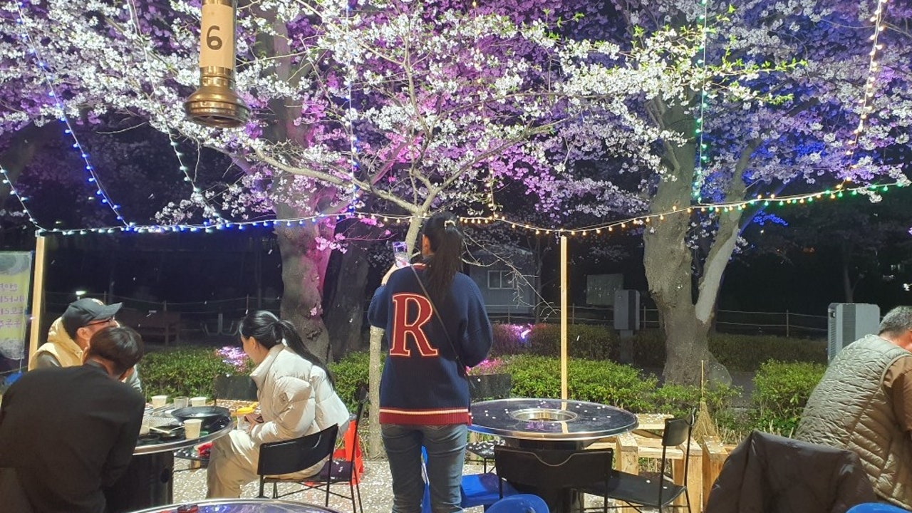 꽃길조개구이