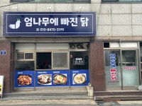 엄나무에 빠진 닭