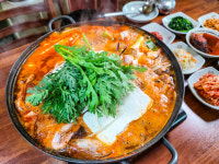 전통맷돌순두부