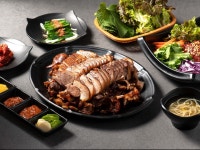 숯불에 구운 족발