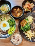 온정국수와 보리밥