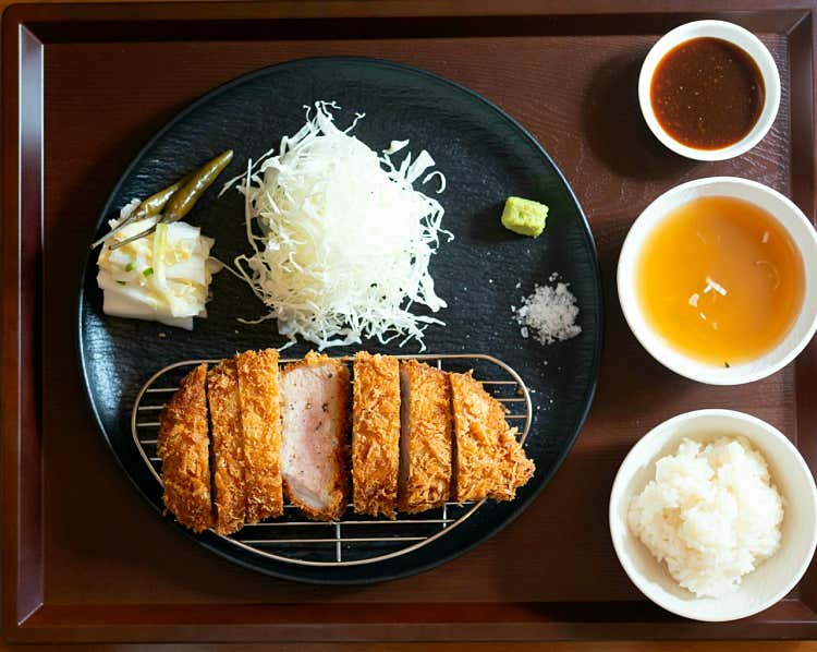 로스카츠 정식