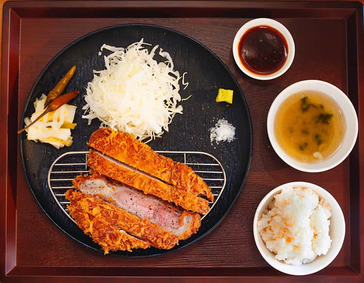 상로스카츠 정식 (한정메뉴)