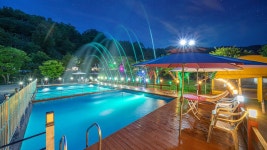 합천 휴테마파크 펜션 카라반 캠핑장