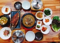 양반댁 멸치쌈밥/생선구이