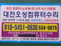 대전오성컴퓨터수리