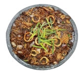 송산돌판짜장 짬뽕