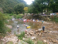 학교안 풍경캠핑장