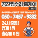 고양하수구막힘싱크대막힘변기막힘뚫음역류누수탐지