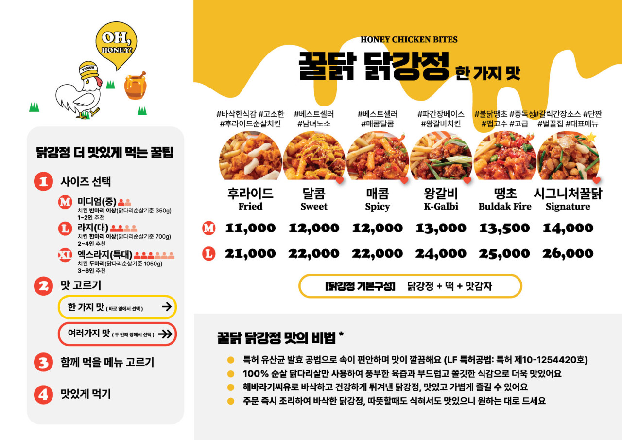 꿀닭강정 이미지