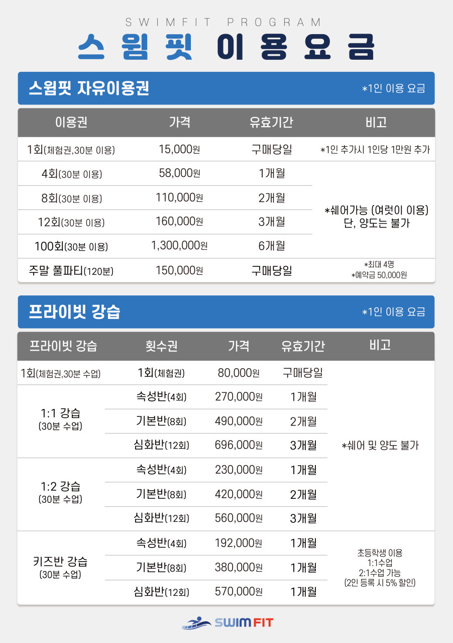 스크린수영장 스윔핏 이미지
