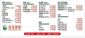 용용짬뽕전문점 청주본점