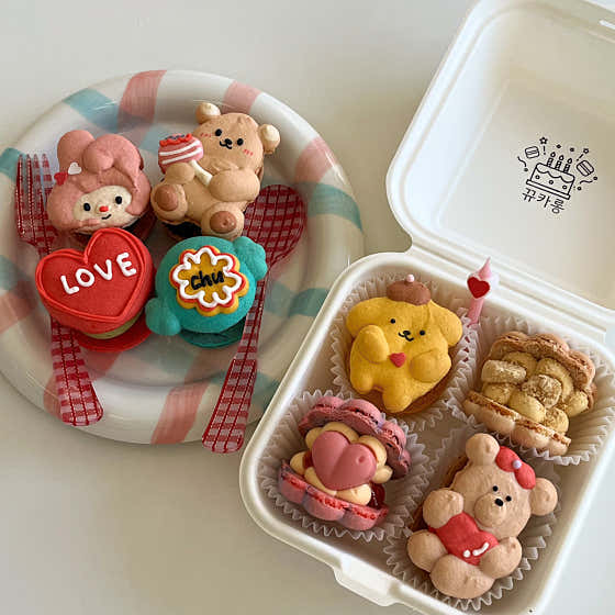 뀨카롱 사진