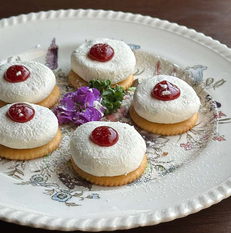 크림치즈 카나페