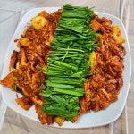 천앤정오리숯불회전구이