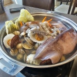 30CM 왕냄비 해물 손칼국수