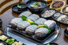 보길도회조개구이