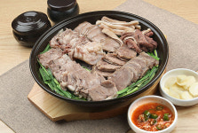백암토종순대국