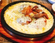 참나무누룽지장작구이