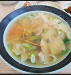 모녀 칼국수. 팥죽