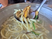 뜰안 칼국수 열무보리밥