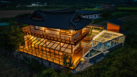경주 한옥 한채 문고리 풀빌라 펜션