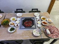 송림생오리참숯불구이