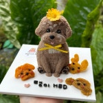 멍까루 강아지케이크 수제간식