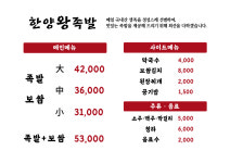 한양왕족발
