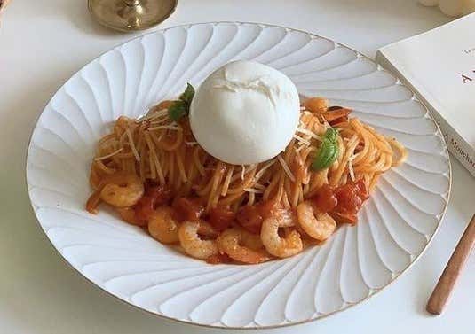 리코타쉬림프 토마토파스타