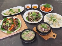 황가아바이 왕순대 전골 국밥