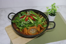 조개까는 한탄강청년어부 전곡점