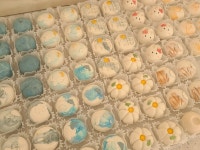 알록쎌록 앙금플라워 떡케이크