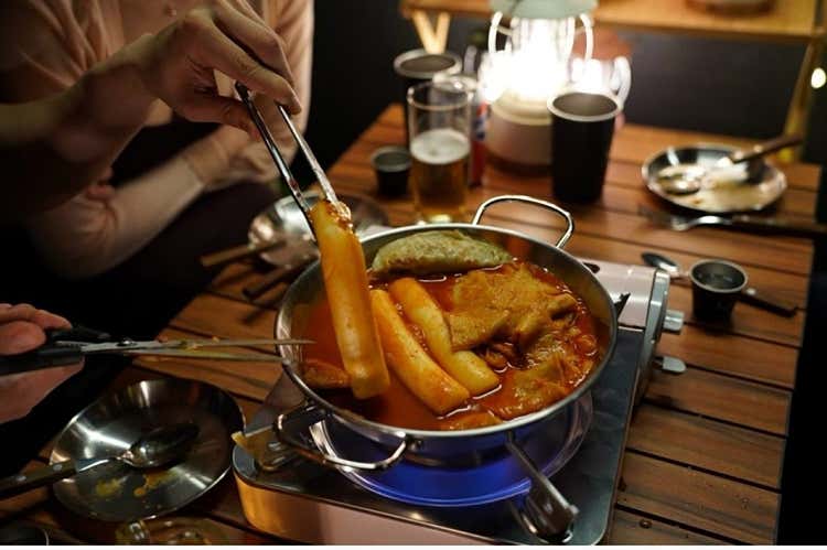 추억의 부산식 가래떡볶이