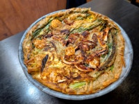 조선닭갈비파전