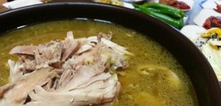 청송심마니산삼오리백숙