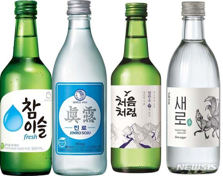 소주(참이슬,처음처럼,새로,진로...