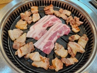 삼정참숯생고기