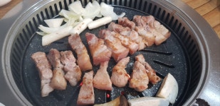 삼정참숯생고기