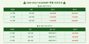 지앤지 골프아카데미 시흥 은계점