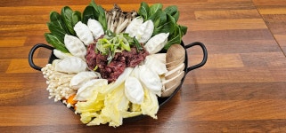 기인 홍새우칼국수