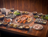 통나무집 숯불닭갈비