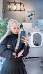 애쉬샵 붙임머리 특수헤어컬러