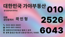 대한민국가야부동산 공인중개사사무소