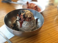 유포리막국수
